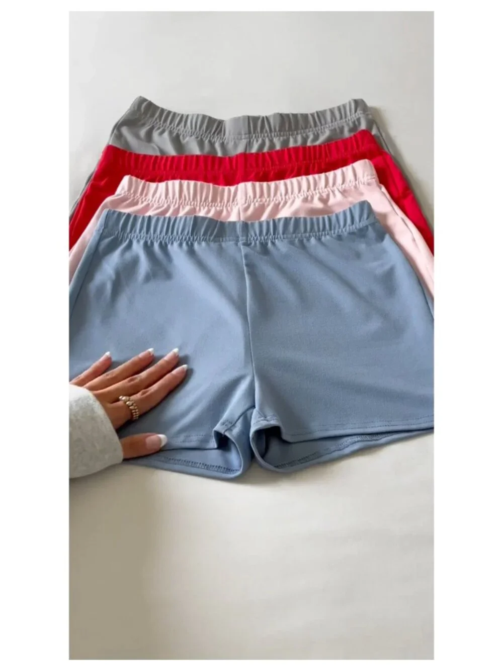 Two Piece Lounge Set Short Sleeve Slim Fit Matching Shorts Set Summer Casual
